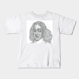 BARUCH SPINOZA - ink portrait Kids T-Shirt